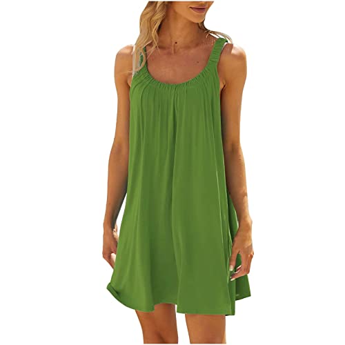 Sommerkleider Damen Leicht und Luftig Strandkleid Damen Knielang Ärmellos Sommer Kleider Elegant Strandkleider Boho Trägerkleid Kurz Sommerkleid Freizeit Strapskleid Strandkleidung Sommerkleider Damen Leicht und Luftig Strandkleid Damen Knielang Ärmellos Sommer Kleider Elegant Strandkleider Boho Trägerkleid Kurz Sommerkleid Freizeit Strapskleid Strandkleidung von Generic