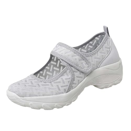 Sommerschuhe Damen Leicht Walkingschuhe Leichte Flach Trekkingschuhe Breite Füße Weiche Sohle Mesh Turnschuhe Mit Klettverschluss Atmungsaktive Elegant Exquisit Freizeitschuhe Sommerschuhe Damen Leicht Walkingschuhe Leichte Flach Trekkingschuhe Breite Füße Weiche Sohle Mesh Turnschuhe Mit Klettverschluss Atmungsaktive Elegant Exquisit Freizeitschuhe von Generic