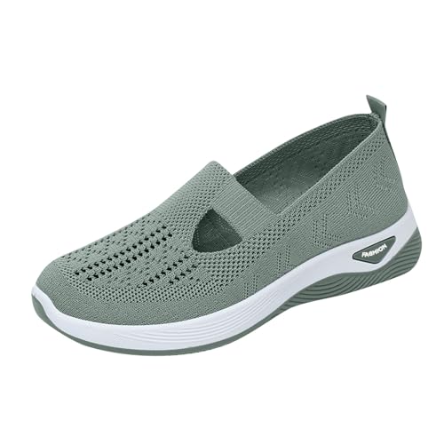 Sommerschuhe Damen Schuhe Sommer Bequem Turnschuhe Slipper Sneakers Barfuss Sandalen Diabetiker Schuhe Damen Orthopädische Sneaker Ohne Schnürsenkel Sandalen Vorne Geschlossen 39,Grün Sommerschuhe Damen Schuhe Sommer Bequem Turnschuhe Slipper Sneakers Barfuss Sandalen Diabetiker Schuhe Damen Orthopädische Sneaker Ohne Schnürsenkel Sandalen Vorne Geschlossen 39,Grün von Generic