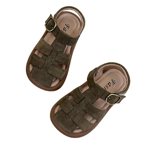 Sommerschuhe Mädchensandalen Breite Füße Atmungsaktiv Outdoorschuhe Atmungsaktiv Prinzessin Outdoorschuhe Niedlich Sommer sandalen Verstellbare Schnalle Sandals von Generic