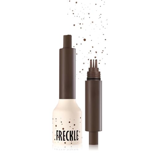 Sommersprossen mit Fünf Punkt Stempel, Natürliche Freckle Pen, Wasserdicht und Langlebig, Nicht Verblassend, Flüssiger Realistischer Sommersprossen-Tattoo-Stift, Einfaches Make up Werkzeug (12ml） von Generic