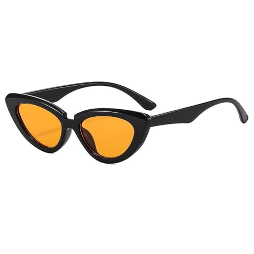 Sonnenbrille For Damen Im Freien Mit Kleinem Rahmen, For Den Urlaub, For Pendler, For Männliche Fahrer(Orange) von Generic