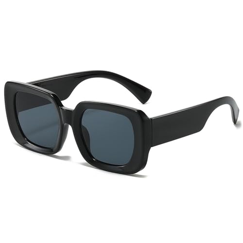 Sonnenbrille For Herren Mit Großem Rahmen, Quadratisch, For Den Außenbereich, Urlaub, Pendler, Autofahren(Black) von Generic