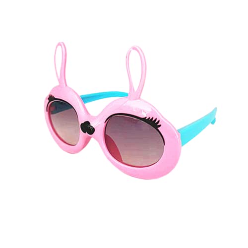 Sonnenbrille Kinder Jungen & Mädchen I POLARISIERTE Kindersonnenbrille BIEGSAME I 100% UV Schutz I ULTRALEICHTE Sonnenbrille für Kinder I Europäisches Design Kind Sonnenbrille,Rosa von Generic