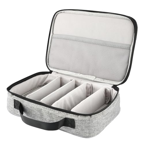 Sonnenbrillen Reiseetui Mehrfach - Brillen Organizer Reiseetui Mehrere Sonnenbrillen | Verstellbare Fächer Sonnenbrillenhalter Mehrfach Brillenaufbewahrung, Reise Etui Schutzbox Sonnenbrillenhalter Fü von Generic