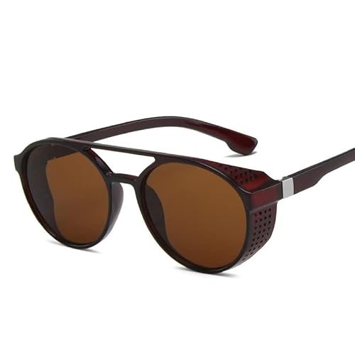 Sonnenbrillen Retro Runde Sonnenbrille Männer Frauen Brillen Vintage von Generic