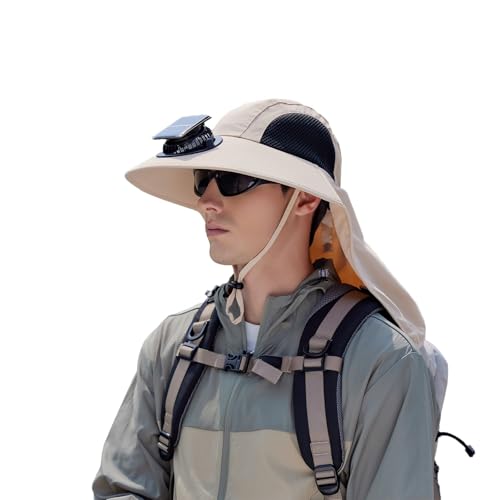 Sonnenhut Herren Damen UPF 50+ Safari Hut Sommerhut Breiter Krempe Wanderhut Armee Boonie Hut Outdoor Fischerhut Anglerhut von Generic
