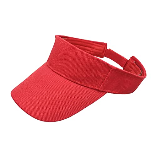 Sonnenvisor Schirmmütze Strandhut Visor Cap Herren Damen Visor Baseball Kappe Visor Cap Unisex Visor Schirmmütze Sonnenvisor Sonnenmütze Sport Kappe Sonnenschutz Sonnencap Sommermütze Sonnenhut von Generic