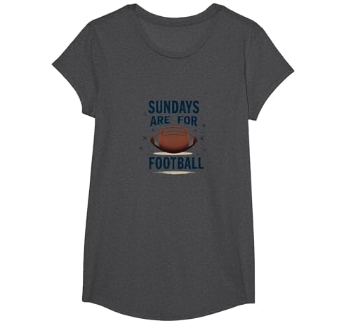 Sonntage sind für Fußball T-Shirt, Girls, Anthrazit Meliert, XS Sonntage sind für Fußball T-Shirt, Girls, Anthrazit Meliert, XS von Generic