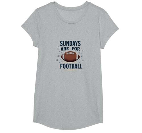 Sonntage sind für Fußball T-Shirt, Girls, Grau Meliert, XS Sonntage sind für Fußball T-Shirt, Girls, Grau Meliert, XS von Generic