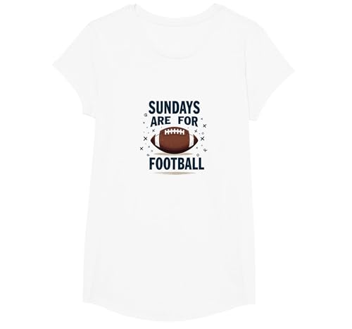 Sonntage sind für Fußball T-Shirt, Girls, Weiß, XS Sonntage sind für Fußball T-Shirt, Girls, Weiß, XS von Generic