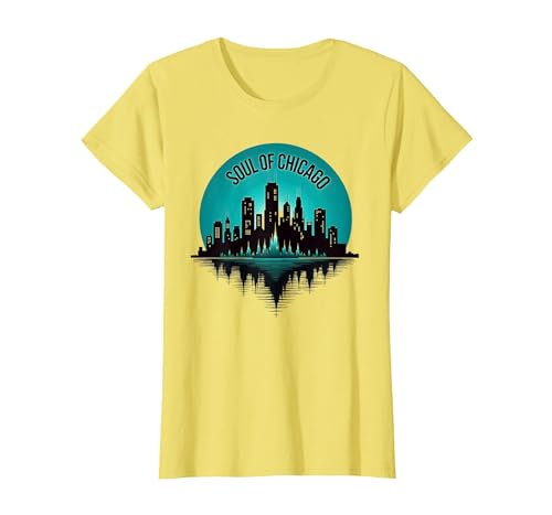 Soul of Chicago House Music Herren Graphic Top T-Shirt, Damen, Gelb, XS Soul of Chicago House Music Herren Graphic Top T-Shirt, Damen, Gelb, XS von Generic