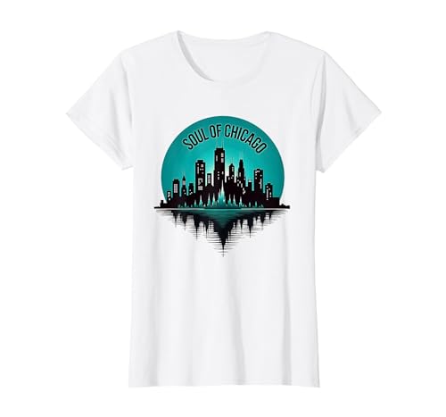 Soul of Chicago House Music Herren Graphic Top T-Shirt, Damen, Weiß, XS Soul of Chicago House Music Herren Graphic Top T-Shirt, Damen, Weiß, XS von Generic