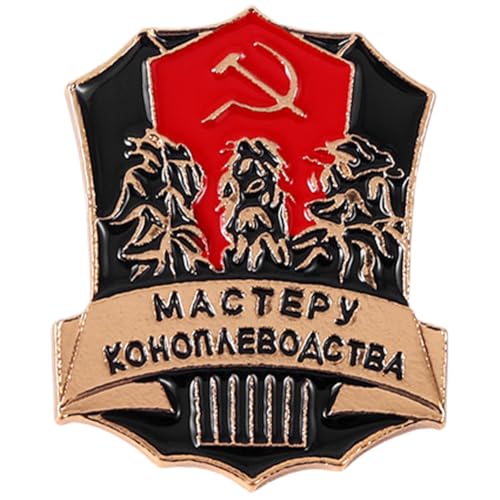Sowjetunion Cccp Brosche Pin Udssr Farmer Master Grower Award Für Frauen Männer Krawatte Party Dekoration von Generic