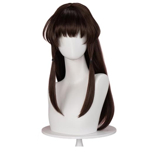 Spiel Cosplay Perücke Für Hakurei Reimu Hitzebeständige Synthetische Perücken Mit Knall Halloween Party von Generic