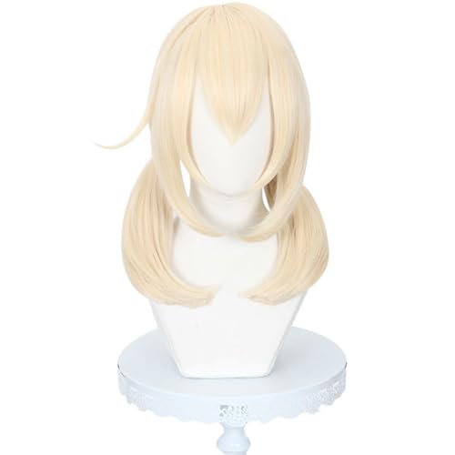Spiel Cosplay Perücke Gelb Lang Kostüm Perücken Unisex Anime Spielen Halloween Weihnachten Party von Generic
