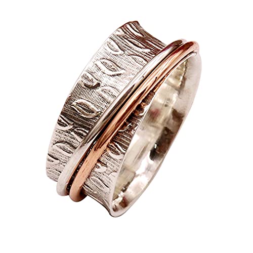 Spinner Ring 925 Sterling Silber Ring Männer & Frauen Spinner Meditationsring Goyal Impex Alle Größen Ring Geschenkartikel Handmade Jewerly ISR02_63 (20.1) von Generic