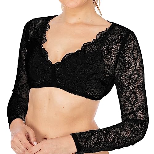 Spitze Dirndlbluse Halbarm Weiß Sexy Dirndlbluse Rundhals Damen Trachtenbluse Trachten Damen Dirndlbluse Spitze Weiß Dirndlbluse Kurzarm Oktoberfest Dirndlblusen Halbarm Tracht Bluse von Generic