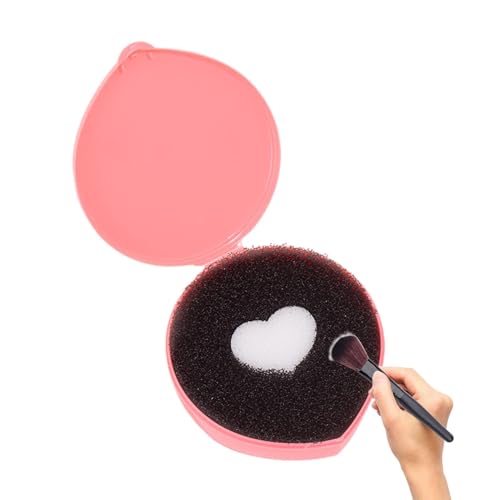 Sponge zum Entfernen von Farbe – wiederverwendbarer Reinigungsschwamm | Schwämme mit Pinsel | Color Remover Eyew Cleaner | Make-up-Pinsel zum Entfernen von Farben von Generic