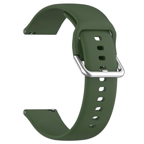 Sport Armbänder Kompatible mit Amazfit Bip 5 Armband für Damen Herren,Weiche Silikon Band Ersatz Armband für Amazfit Bip 5 Ersatzarmband, Armee-Grün von Generic