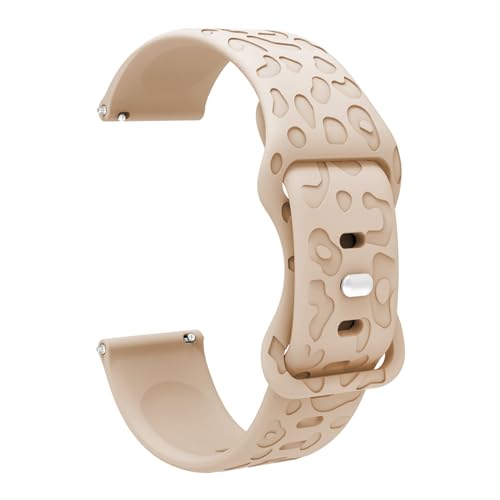 Sport Armbänder Kompatible mit Fossil Gen 6 Wellness Armband für Damen Herren,Weiche Silikon Band Ersatz Armband für Fossil Gen 6 Wellness Ersatzarmband, Khaki von Generic