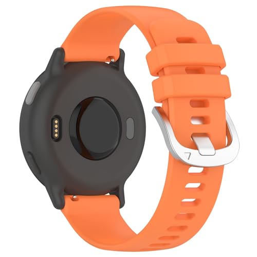 Sport Armbänder Kompatible mit Garmin Venu 2 Plus 43mm Armband für Damen Herren,Weiche Silikon Band Ersatz Armband für Garmin Venu 2 Plus 43mm Ersatzarmband, Orange von Generic