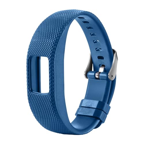 Sport Armbänder Kompatible mit Garmin Vivofit 4 Armband für Damen Herren,Weiche Silikon Band Ersatz Armband für Garmin Vivofit 4 Ersatzarmband, Dunkelblau von Generic