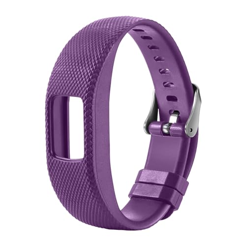 Sport Armbänder Kompatible mit Garmin Vivofit 4 Armband für Damen Herren,Weiche Silikon Band Ersatz Armband für Garmin Vivofit 4 Ersatzarmband, Lila Sport Armbänder Kompatible mit Garmin Vivofit 4 Armband für Damen Herren,Weiche Silikon Band Ersatz Armband für Garmin Vivofit 4 Ersatzarmband, Lila von Generic