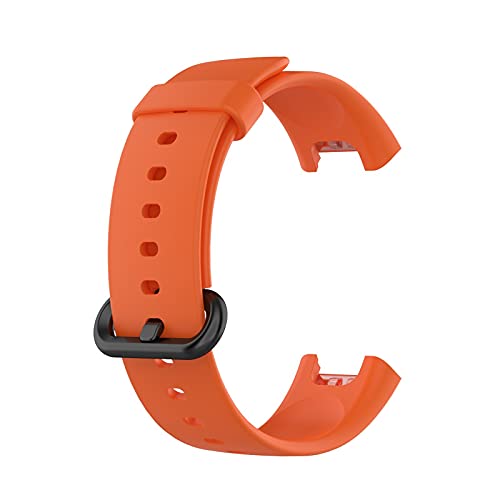 Sport Armbänder Kompatible mit Xiaomi Mi Watch Lite Armband für Damen Herren,Weiche Silikon Band Ersatz Armband für Xiaomi Mi Watch Lite Ersatzarmband, Orange von Generic