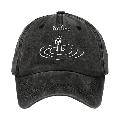 Sport Basecap Herren Damen Cap Baumwolle Baseball Caps Bedrucken Bestickte Kappe Cappies Snapback Baseballkappe Unisex Trucker Cap Schildkappe Verstellbar Capy mit Schirm Cape Hat Hut Schirmmütze von Generic