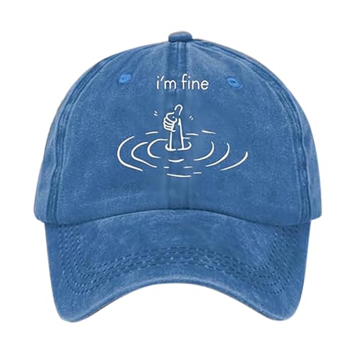 Sport Basecap Herren Damen Cap Baumwolle Baseball Caps Bedrucken Bestickte Kappe Cappies Snapback Baseballkappe Unisex Trucker Cap Schildkappe Verstellbar Capy mit Schirm Cape Hat Hut Schirmmütze von Generic