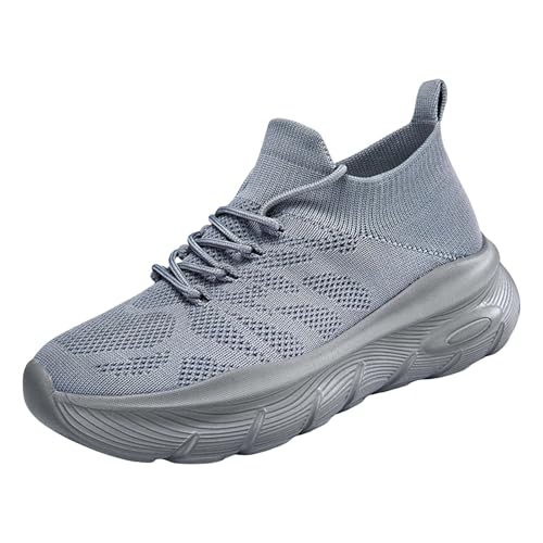 Sport Damenschuhe Mesh Flach Laufschuhe Mit Dämpfung Gewölbeunterstützung Weichen Sohlen Breite Füße Sneaker Walkingschuhe Trekkingschuhe Schmerzlinderungs rutschfeste Sportschuhe von Generic