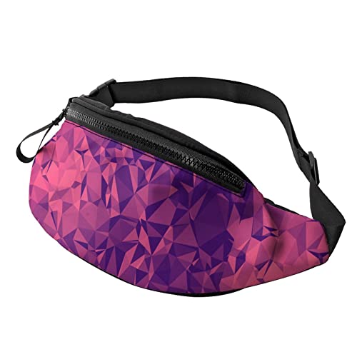Sport Gürteltasche Buntes Polygon Frequenzpolygon, Sport Hüfttasche Multifunktionale Waist Fanny Pack Mit Reißverschluss Damen Bauchtasche Für Running Joggen Herren von Generic
