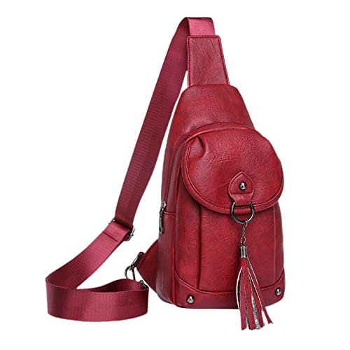 Sport Herrentasche Multifunktionale Gürteltasche,Herren Fashion Casual Brustbeutel Crossbody Bergsteigen Taillenkapazität Männer Multifunktionstasche Leinwand Brusttasche Gürteltasche von Generic