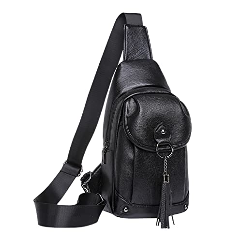 Sport Herrentasche Multifunktionale Gürteltasche,Herren Fashion Casual Brustbeutel Crossbody Bergsteigen Taillenkapazität Männer Multifunktionstasche Leinwand Brusttasche Gürteltasche von Generic