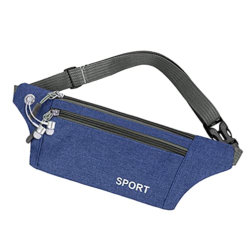 Sport Herrentasche Multifunktionale Gürteltasche,Herrentaschen anschließbare USB Brusttasche Aufbewahrungstasche Schultergurt verstellbar Gürteltasche Brusttasche Nylon Damen Umhängetaschen von Generic