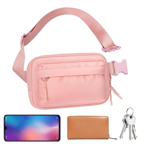 Sport Hüfttasche Damen, Running Hüfttaschen | Verstellbare Sport Hüfttasche | Hüfttasche zum Wandern, , Reisen, Wandern, modische Hüfttasche für Damen und Herren, new pink, verwijzen naar de Sport Hüfttasche Damen, Running Hüfttaschen | Verstellbare Sport Hüfttasche | Hüfttasche zum Wandern, , Reisen, Wandern, modische Hüfttasche für Damen und Herren, new pink, verwijzen naar de von Generic