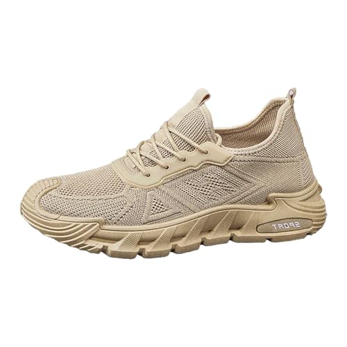 Sport Schuhe Herren, Gute Laufschuhe Herren, Turnschuhe Mit Luftpolster Straßenschuhe Halbschuhe Mit Elastische Schnürsenkel Classic Joggingschuhe rutschfeste Trainingsschuhe Outdoor Walkingschuhe von Generic