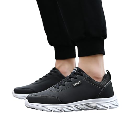 Sport Schuhe Herren, Laufschuhe Herren Breiter Fuss, Turnschuhe Mit Luftpolster Straßenschuhe Halbschuhe Mit Schnürsenkel Mesh Vintage Joggingschuhe rutschfeste Freizeitschuhe Fashion Wanderschuhe von Generic