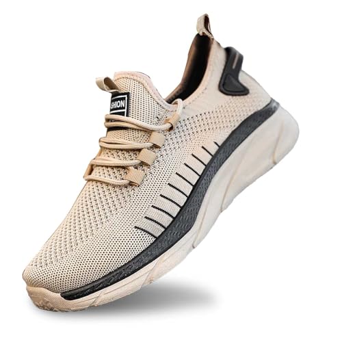 Sport Schuhe Herren, Laufschuhe Mit Dämpfung Herren, Turnschuhe Mit Luftpolster Straßenschuhe Halbschuhe Mit Schnürsenkel Vintage Joggingschuhe rutschfeste Trainingsschuhe Freizeit Wanderschuhe von Generic