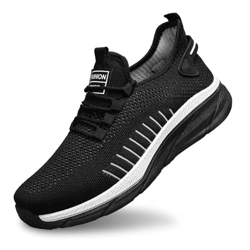 Sport Schuhe Herren Mesh - Sneaker Herren Weiche Sohle Lässige Einfach Sportschuhe Bequeme Slip On Hallenschuhe Leicht Weiche Sohle Laufschuhe Verschleißfest Wanderschuhe Freizeit Laufen Shoes for Men von Generic