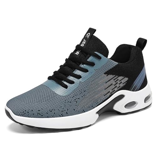 Sport Schuhe Männer, Laufschuhe Mit Dämpfung Herren, Turnschuhe Mit Luftpolster Straßenschuhe Halbschuhe Mit Schnürsenkel Atmungsaktiv Joggingschuhe rutschfeste Freizeitschuhe Freizeit Wanderschuhe von Generic