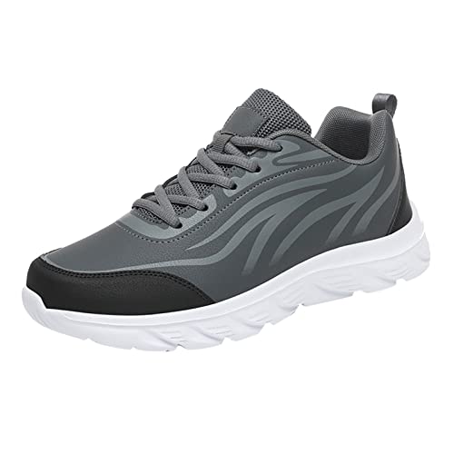 Sport Schuhe Männer, Running Schuhe Herren, Turnschuhe Luftpolster Shoes Halbschuhe Mit Elastische Schnürsenkel Fashion Leicht Joggingschuhe rutschfeste Arbeitsschuhe Outdoor Fitness Wanderschuhe von Generic
