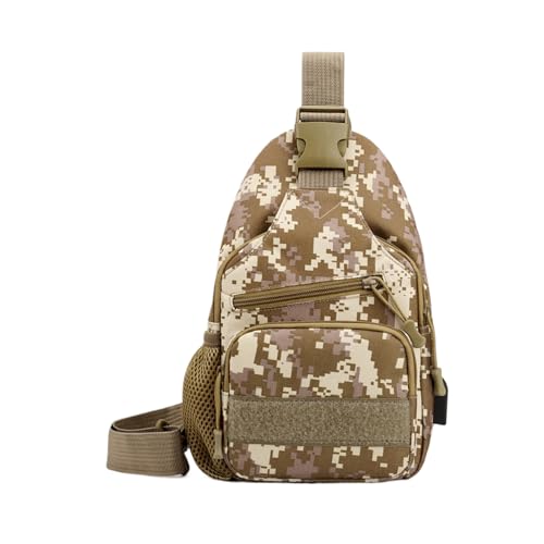 Sport Umhängetasche | Messenger Tasche mit verstellbaren Schultergurten,Praktische Brusttasche Messenger Anzug Für Frauen Männer Wandern Camping Radfahren, tarnstoff, verwijzen naar de von Generic