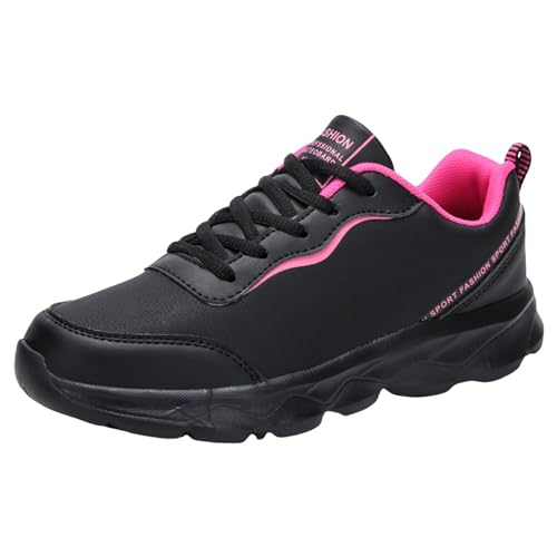 Sportlich Schuhe Damen Bequem Belüftet, Damen Laufschuhe für Running Jogging, Casual Outdoor Trekkingschuhe Atmungsaktive Mesh Turnschuhe für Gymnastik Einfache und luftige Fitnessstudio Tennis von Generic