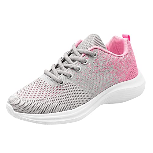 Sportlich Schuhe für Damen, Trendy Sneakers für Damen Bequem Leichte, Outdoor Gymnastik Tennis Laufschuhe Belüftet Turnschuhe Mesh für Gymnastik Atmungsaktive Klassisch Trekkingschuhe von Generic