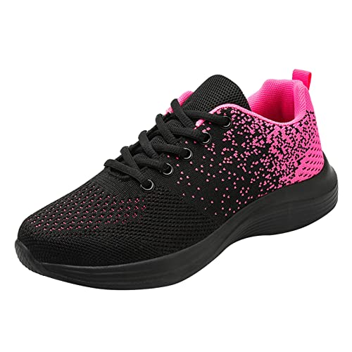 Sportlich Schuhe für Damen, Trendy Sneakers für Damen Bequem Leichte, Outdoor Gymnastik Tennis Laufschuhe Belüftet Turnschuhe Mesh für Gymnastik Atmungsaktive Klassisch Trekkingschuhe von Generic