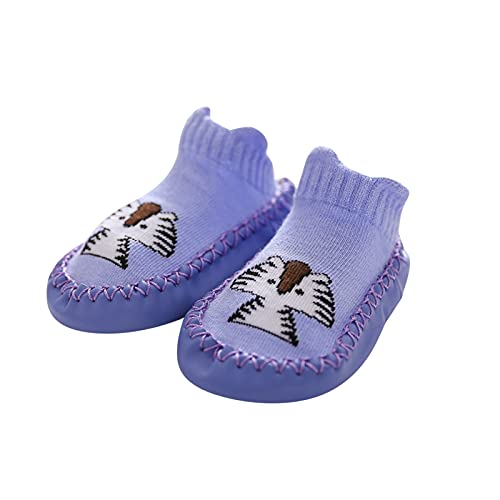 Sportschuhe Baby 22 Schuhe Wandersocken Cartoon Kids First Boys Floor Baby Babyschuhe Sommer Schuhe (Purple, 20.5 Toddler) von Generic