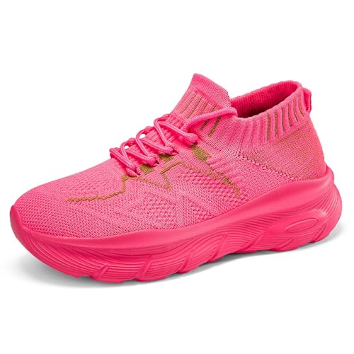 Sportschuhe Damen Atmungsaktiv Laufschuhe Leicht Hausschuhe rutschfest Trekkingschuhe Bequem Sneaker Kinderschuhe Modische Walking Schuhe Outdoor Freizeitschuhe Tennisschuhe von Generic