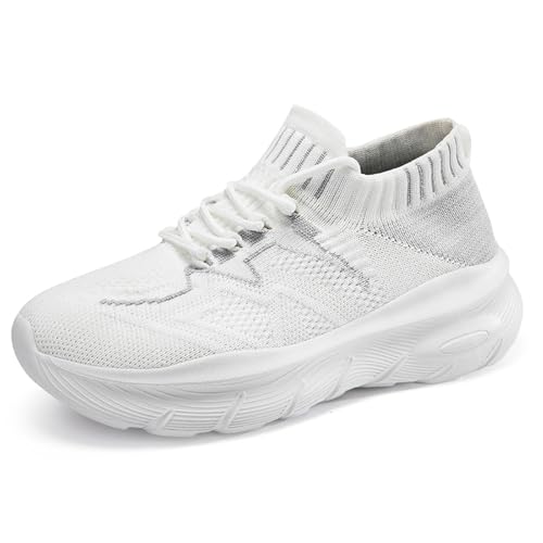 Sportschuhe Damen Atmungsaktiv Laufschuhe Leicht Hausschuhe rutschfest Trekkingschuhe Bequem Sneaker Kinderschuhe Modische Walking Schuhe Outdoor Freizeitschuhe Tennisschuhe von Generic